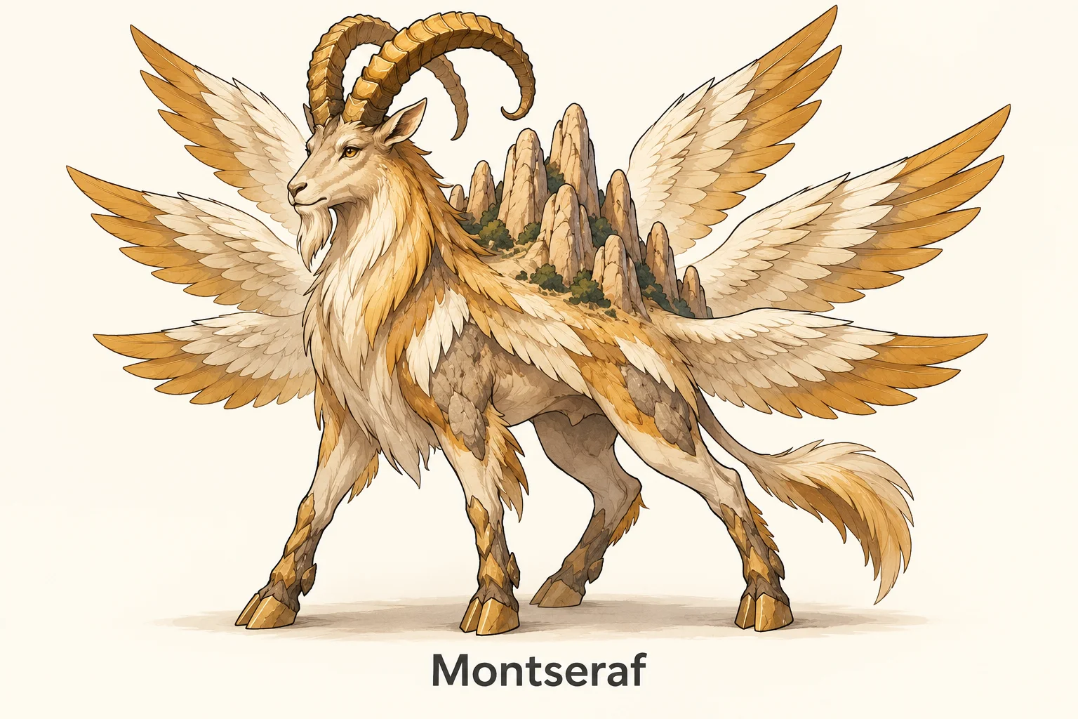 Montseraf — il·lustració llegendària